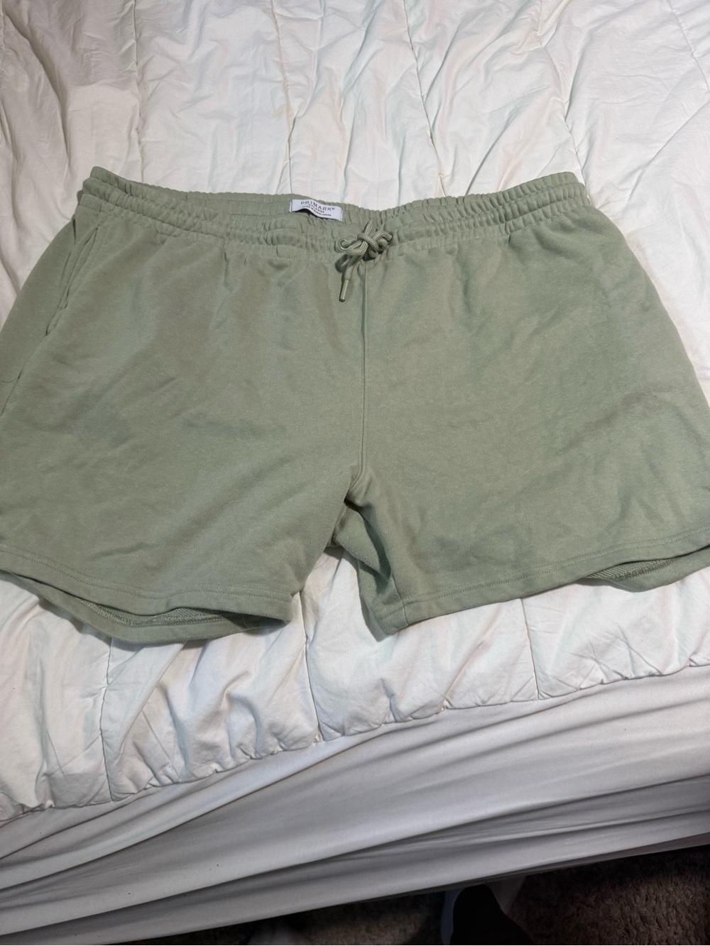 Primark Sage Green Men's Hybrid Drawstring Shorts